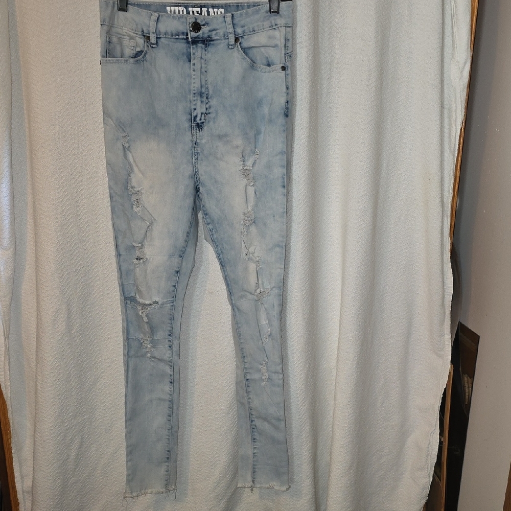 VIP Light Blue Skinny Jeans Womans Size 15/16